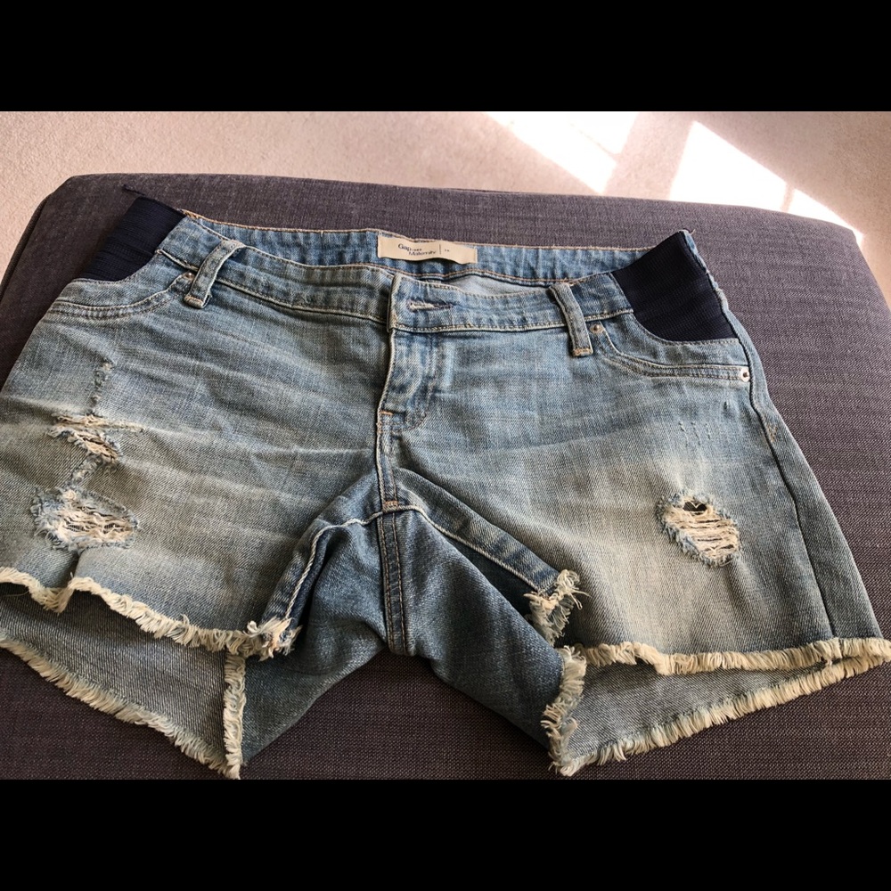 Gap Maternity jean shorts